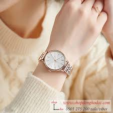 Đồng hồ nữ dây kim loại